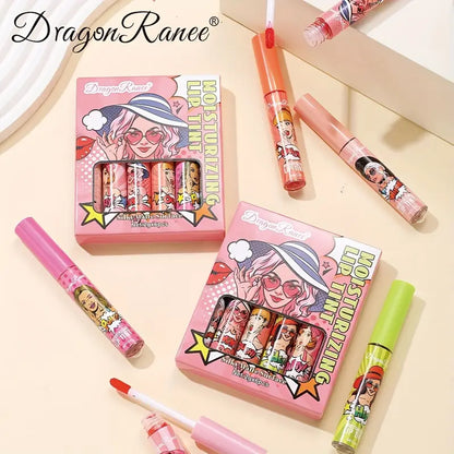 Dragon Ranee Silky Matte Surface Moisturizing Lip Tint 6Pcs Set