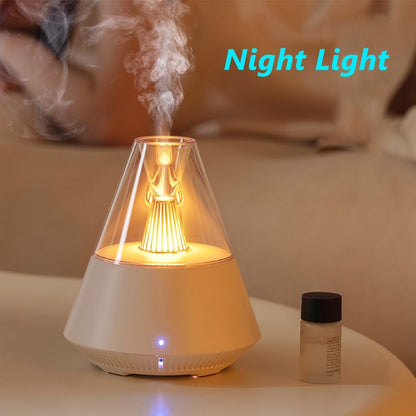 Mini Humidifier Aroma Diffuser 150ml And Night Light With Remote Control Bedroom Humidifier