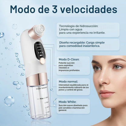 Blackhead Sucker Electric Pore Cleaner With 6 Heads And 3 Adjustable Levels Blackhead And Acne Extractor USB Rechargeable Deep Facial Cleansing Kit For Nose And Face