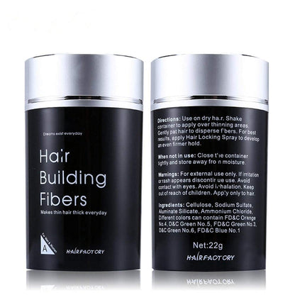 Dexe Hair Building Fibers Black 22g | For Men & Women