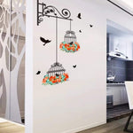 Bird Cage Wall Sticker Wallpaper