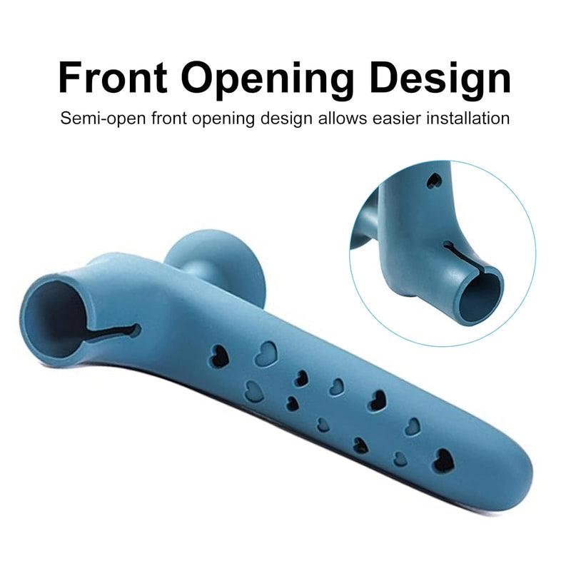 Silicone Door Handle Griper Cover with Suction Cup Door Handle Protector