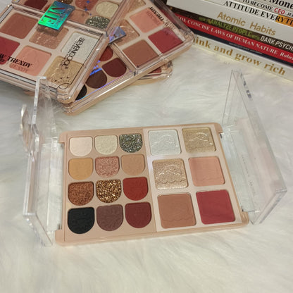 Super Cute Seven Cool All in One Beauty Palette Eyeshadow, Blush And Highlighter Palette