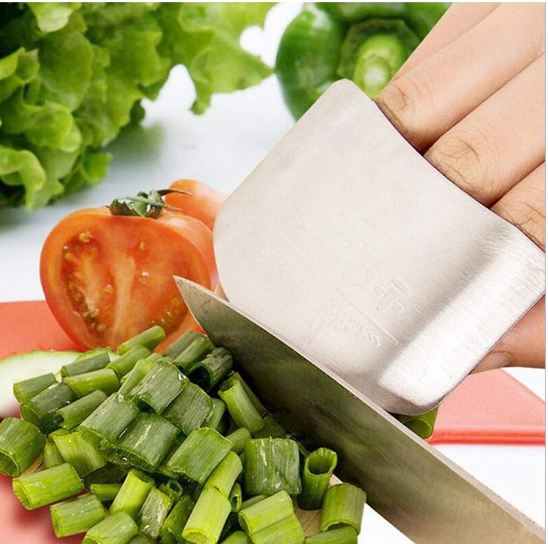 Stainless Steel Adjustable Finger Hand Guard For Knife Cutting Protection