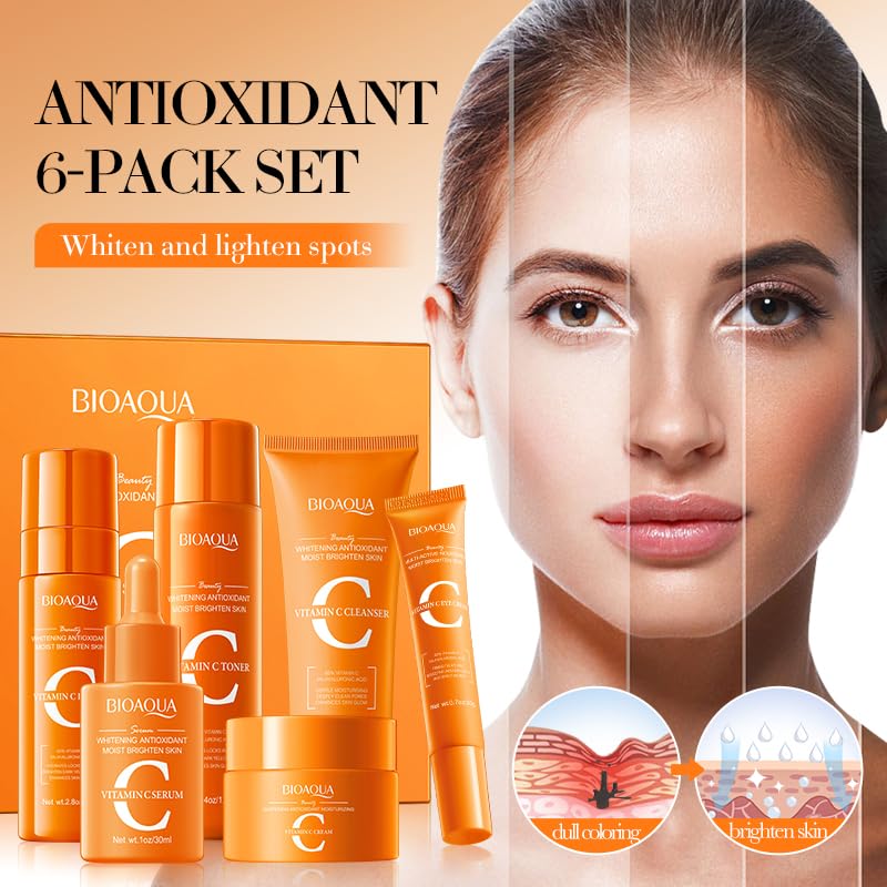 BIOAQUA 6in1 Vitamin C Facial Kit Skin Care Set