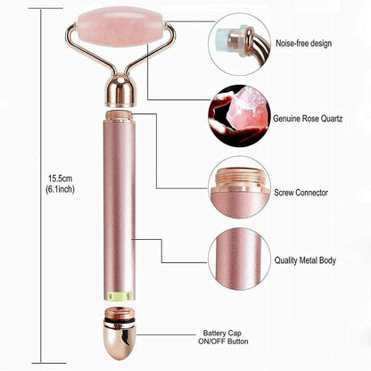 2 in 1 Electric Roller Facial Massager New Flawless Contour Face Slimming Roller Massager