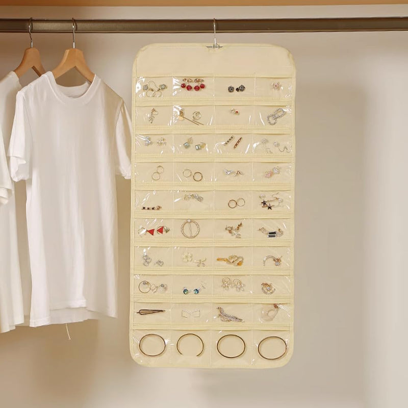 28 Pocket Clear Hanging Storage Bag Organizer