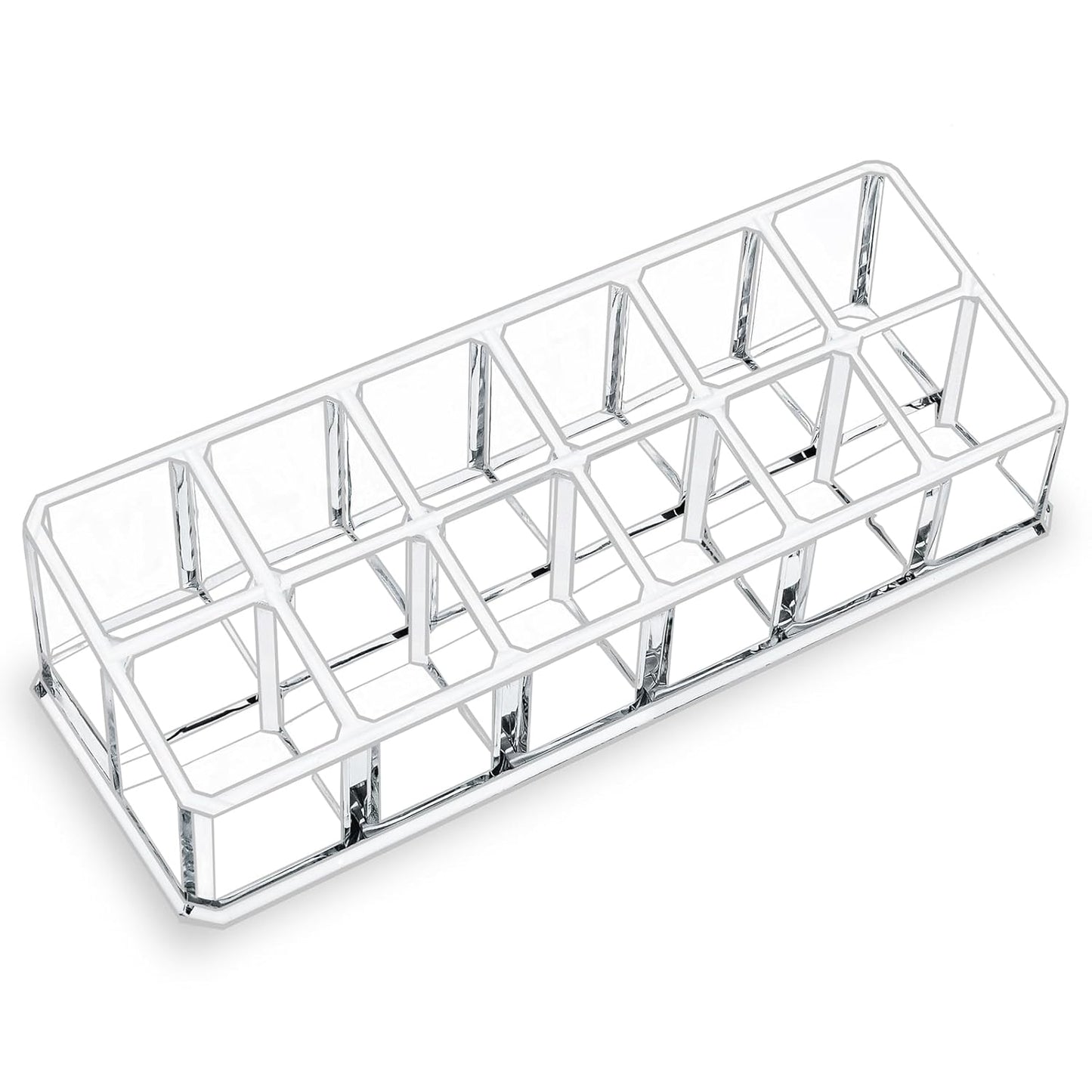 Acrylic Makeup Organizer Storage Box 12 Grid
