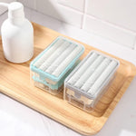 Multifunctional Soap Dispensers Box With Rolling Wheel Soap Draining Storage Box