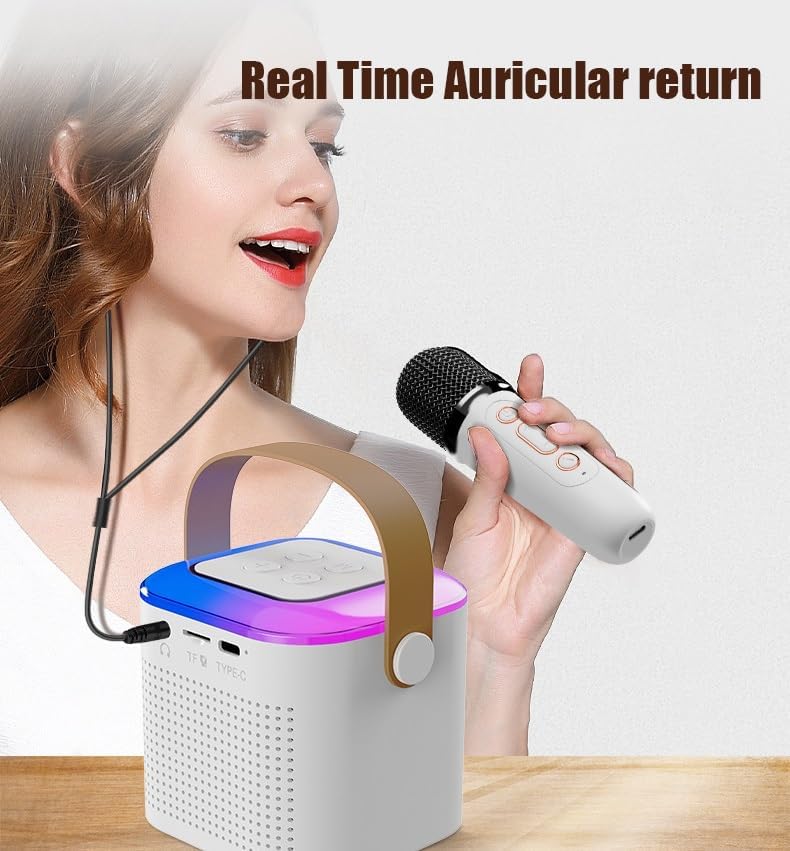 Portable Wireless Bluetooth Mini Karaoke Machine With Microphone And Bluetooth Speaker