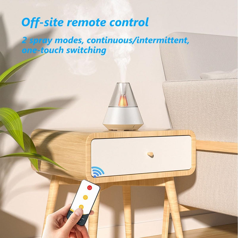 Mini Humidifier Aroma Diffuser 150ml And Night Light With Remote Control Bedroom Humidifier