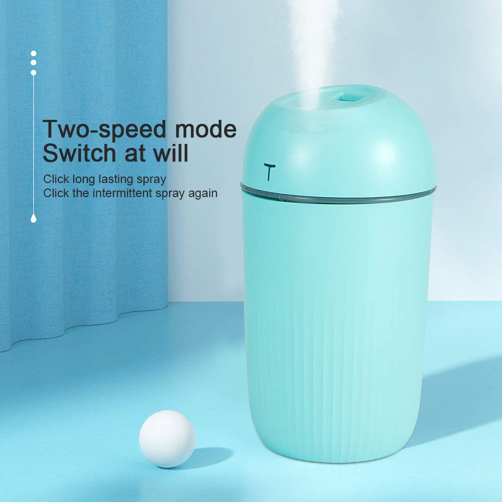 Mini USB Air Humidifier & Mist Diffuser – Green