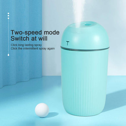 Mini USB Air Humidifier & Mist Diffuser – Green