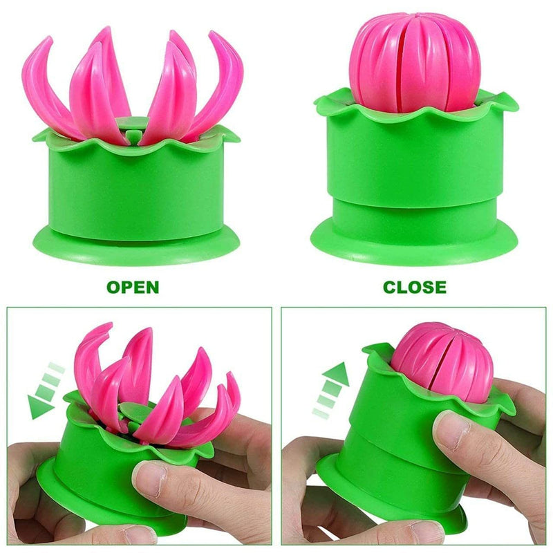 Bun Dumpling Maker Momos Maker Plastic Lotus Shaped