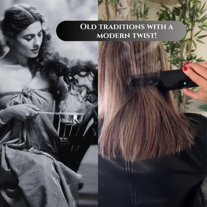 2 in 1 Hair Comb Incense Burner &amp; Home Diffuser Rechargeable