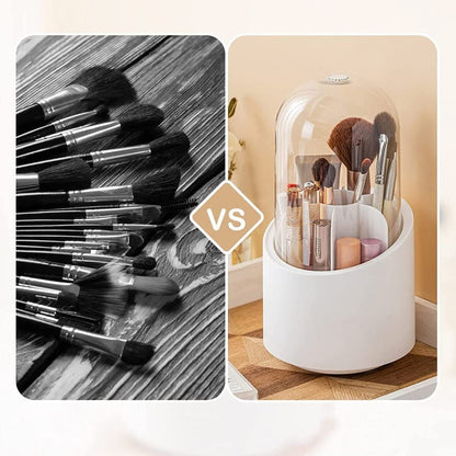 360 ° Rotating Makeup Pen Brush Storage Box Portable Lipstick Eyebrow Pen Eyeshadow Pen Brush Holder Organizer