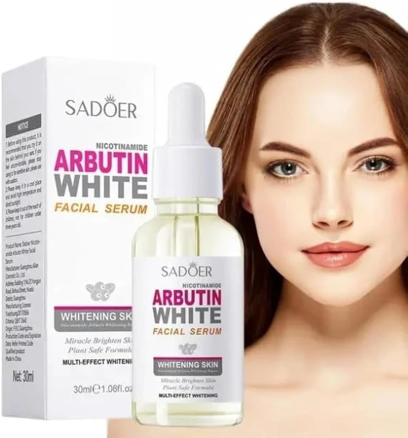 Sadoer Nicotinamide & Arbutin Whitening Face Serum 30ml