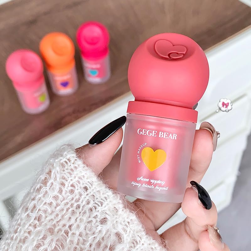Gege Bear Blush Liquid Sweet And Tidy Matte Blush 6Pcs Set