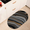 Non-Slip Gold Black Texture Bath Mat