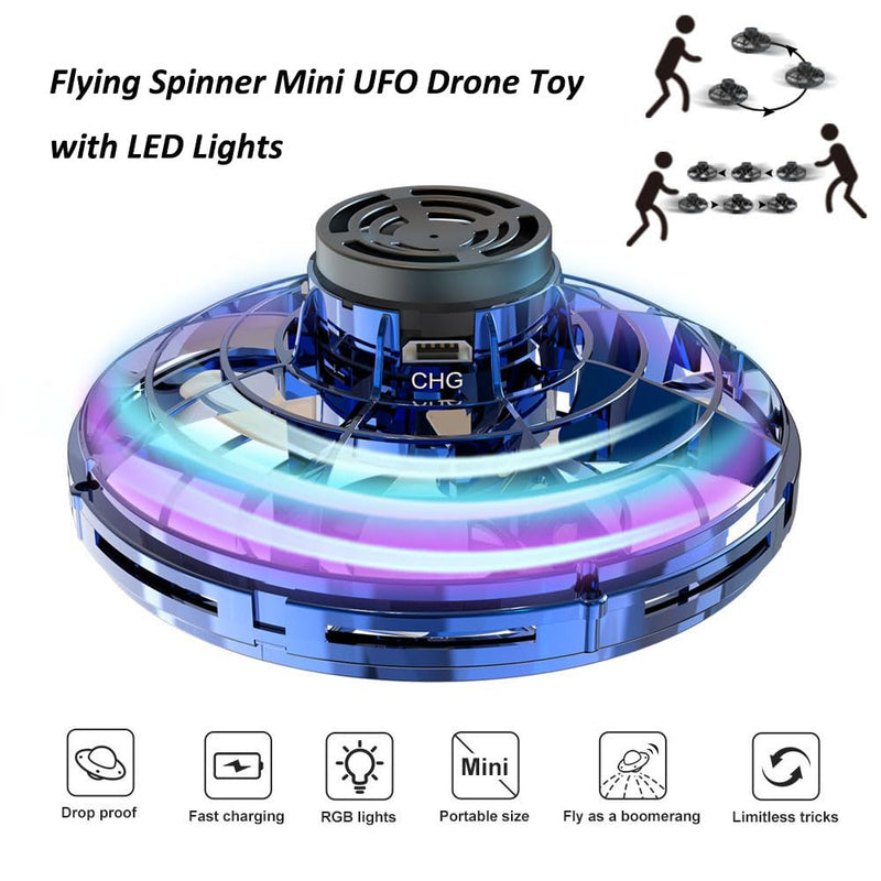 Rechargeable Flying LED Spinner Toy