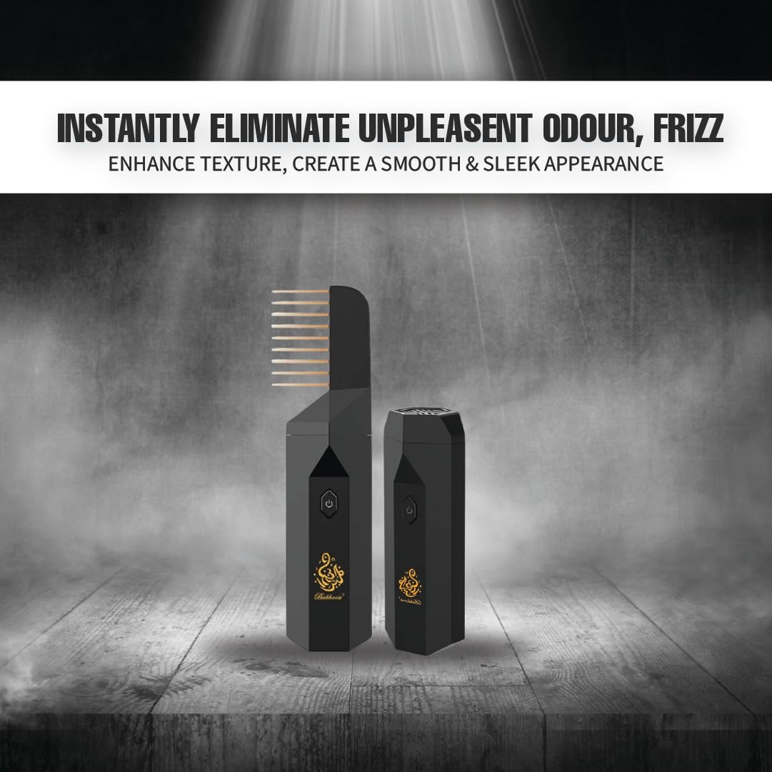 2 in 1 Hair Comb Incense Burner &amp; Home Diffuser Rechargeable