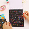 Multicolor Rainbow Kids Magic Drawing Paper Scratch Sketch Notebook