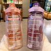 Motivational Sports BPA-Free Water Bottle With Straw Lid 2000ml