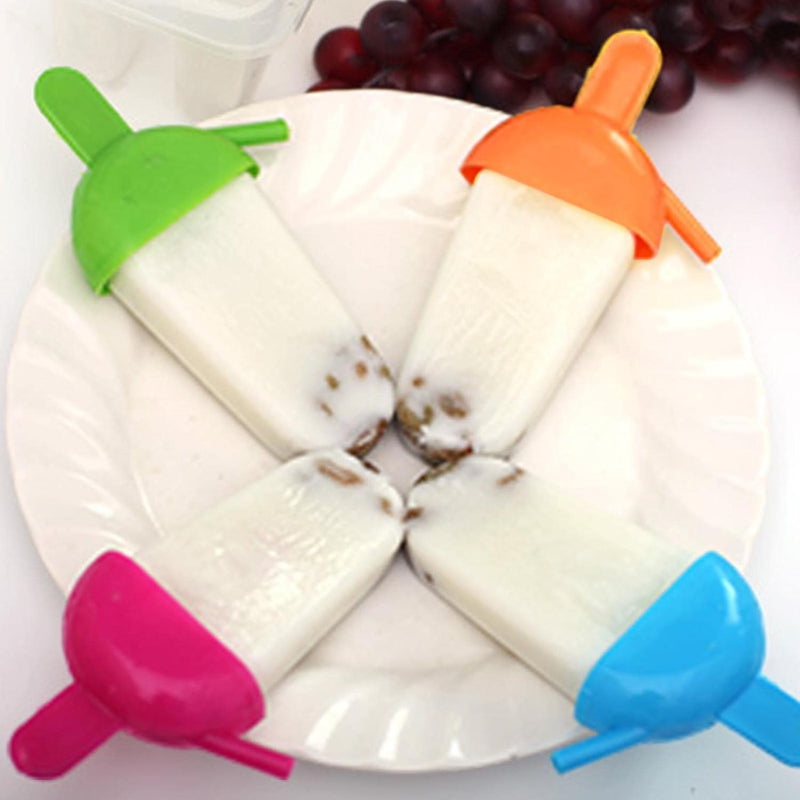 Reusable Popsicle Ice Lolly Maker Molds for Homemade Ice Cream Pudding Fruit Juice Smoothies