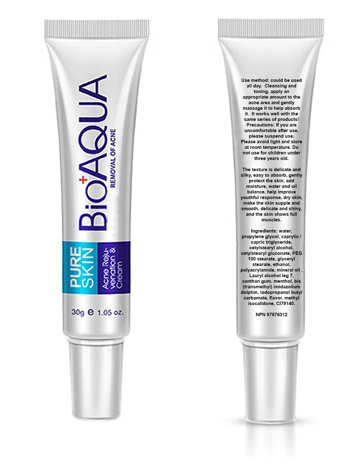 BIOAQUA Face Skin Care Acne Anti-Wrinkle Removal Cream Spots Scar Blemish Marks 30g