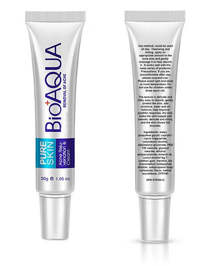 BIOAQUA Face Skin Care Acne Anti-Wrinkle Removal Cream Spots Scar Blemish Marks 30g