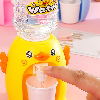 Mini Duck Water Dispenser Cute Cartoon Baby Toy & Lifelike Drinking Cooler