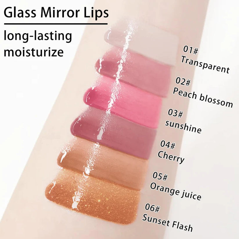 Peinfen Crystal Clear 6 Colors Lip Gloss Set