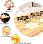 Stainless Steel Biscuit Cookie Cutter DIY Mold 12Pcs Set