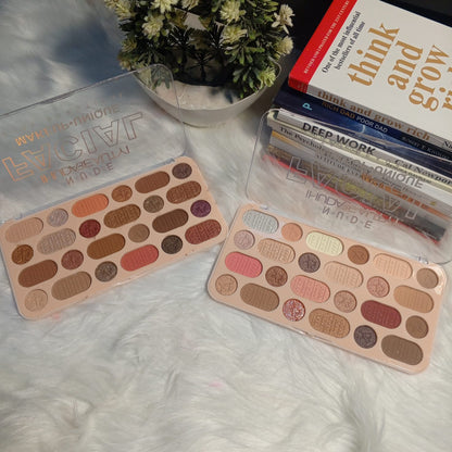 High Quality Nude Shades Super Pigmented 24 Color Eye Shadow Palette