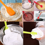 Silicone Scraper Spoon Cut Spatula Heat Resistant Non-Stick Flexible Rubber