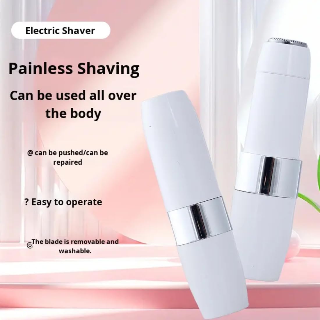 Rechargeable Flawless Hair Removal Machine Painless Facial For Face Chin Cheek Eyebrow Upper Lip Hair Removal Trimmer Shaver For Women