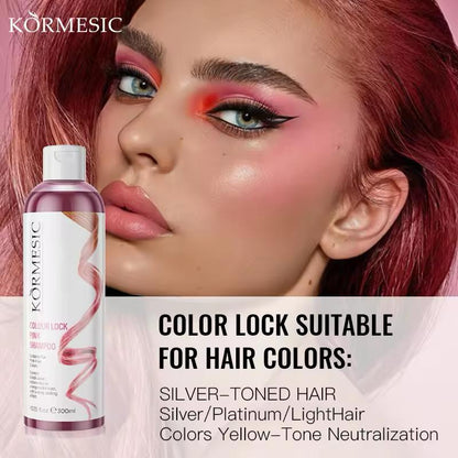 KORMESIC Anti Frizz Conditioning Anti Latching Repair Damage Vegan Color Lock Shampoo 300ml