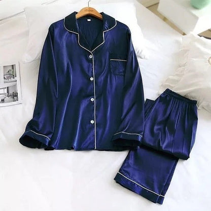 Code PJ SUIT Shezaib Silk Pajamas Sets Short Sleeve Sleepwear Two Pieces Nightwear Set (High Quality))