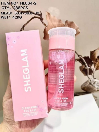 Sheglam Clear Away Eye & Lip Makeup Remover