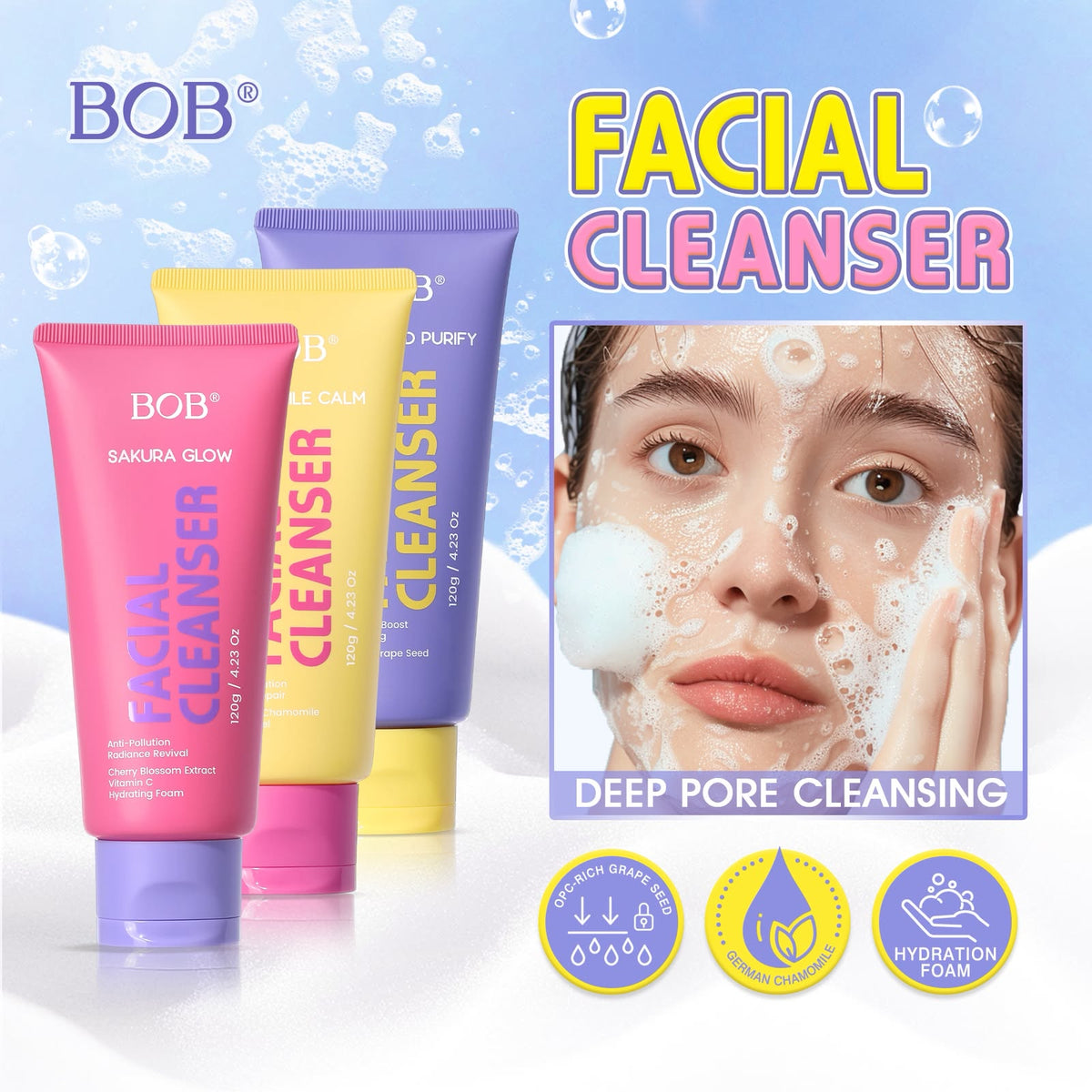 BOB Facial Cleanser 120g