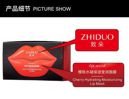 ZHIDUO Pink Lip Shaped Mask Sheets Moisturizing Anti-Wrinkle&nbsp;Korean Peeling Lip Sleeping Mask