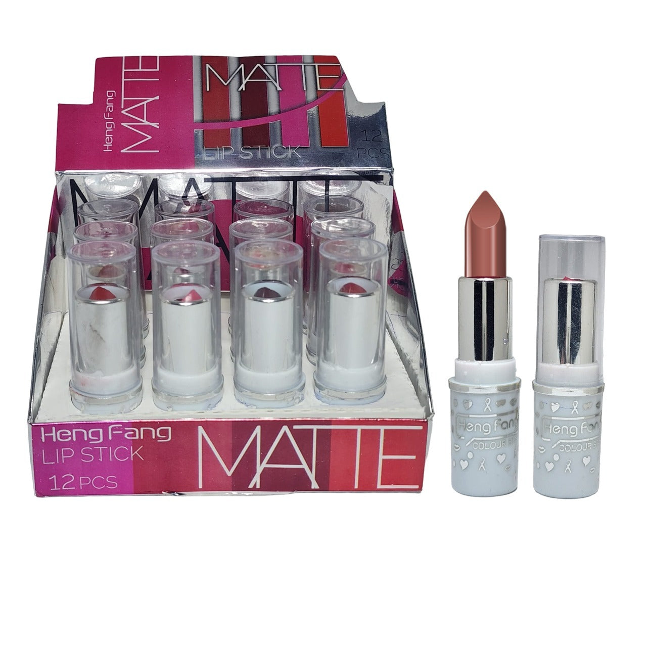 Heng Fang Matte Color Lipstick 12Pcs Box Set