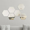8 Pcs Big Hexagon Acrylic Wall Sticker