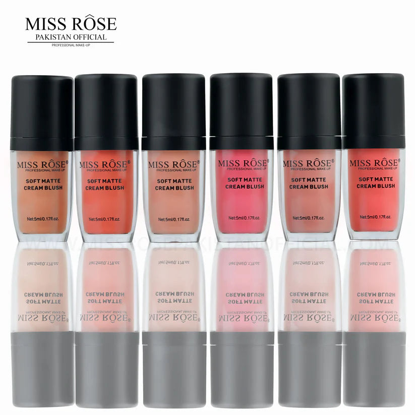Miss Rose Creamy Blush On Pack of 6