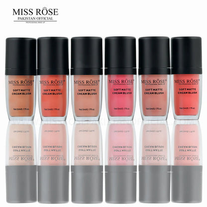 Miss Rose Creamy Blush On Pack of 6