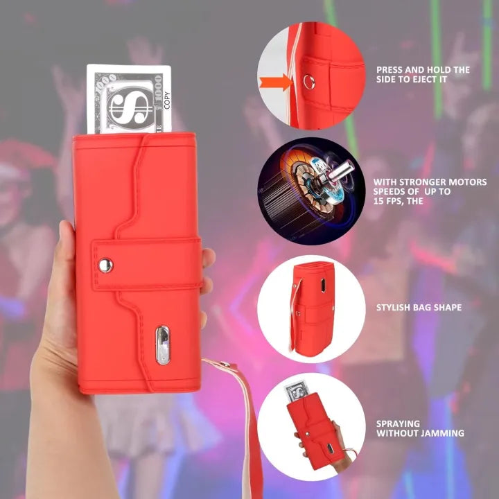 Money Launcher Toy for Parties with Play Money Included for All Ages