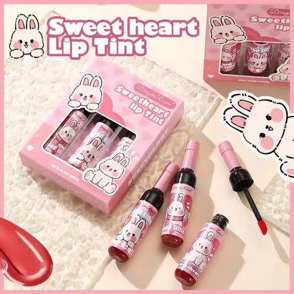 Dragon Ranee Sweetheart Wine Shaped Lip Tint Set Of 3