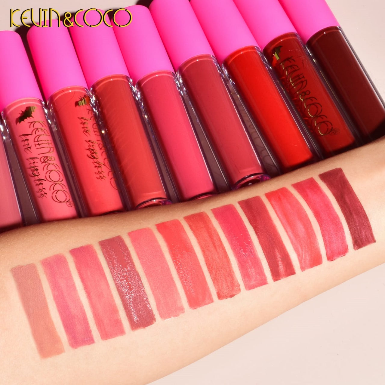 Kevin & Coco Happy Halloween Liquid Matte Lip Gloss 12Pcs Set