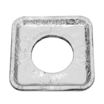 Stove Protector Cover Disposable Aluminum Foil Mat Square Shape 10Pcs