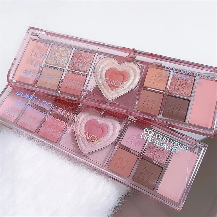 Miss Lara Eyeshadow Palette Shiny 12 Colors( 02 Shade )